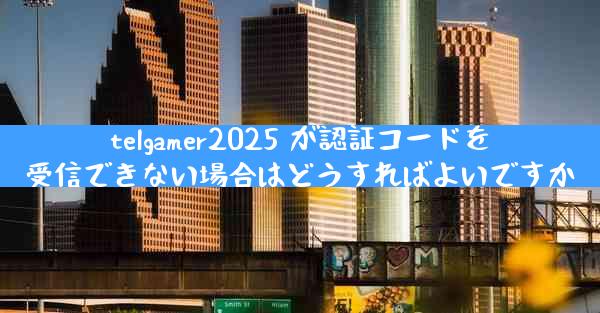telgamer2025 が認証コードを受信できない場合はどうすればよいですか
