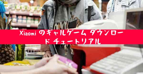 Xiaomi のギャルゲーム ダウンロード チュートリアル