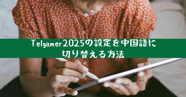 Telgamer2025の設定を中国語に切り替える方法
