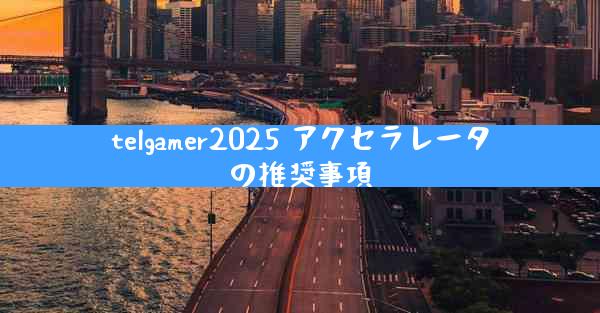 telgamer2025 アクセラレータの推奨事項